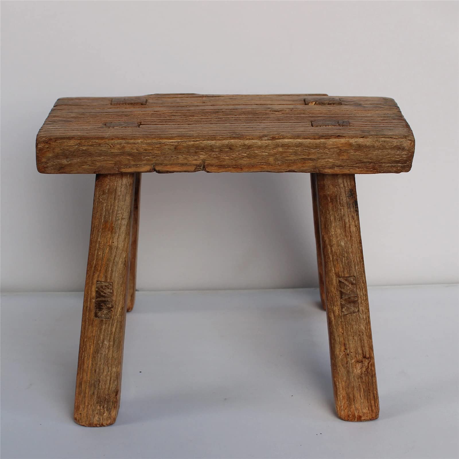 【アンティーク家具】WOOD STOOL Z&y GLAa Wooden Stool Small Wooden Stool Old Solid Wood